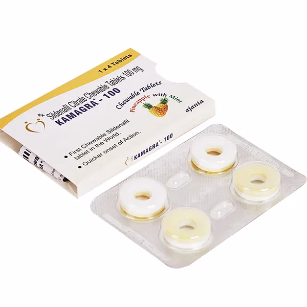 Kamagra Polo Sildenafil Chewable 100mg Tablets
