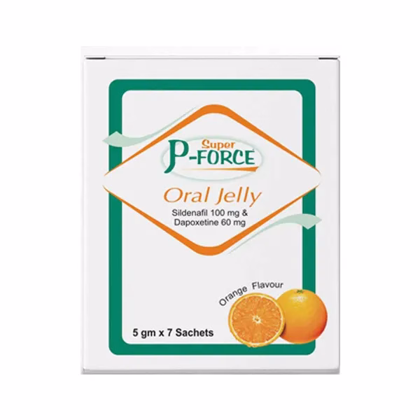Super P Force Oral Jelly Sildenafil & Dapoxetine Gel